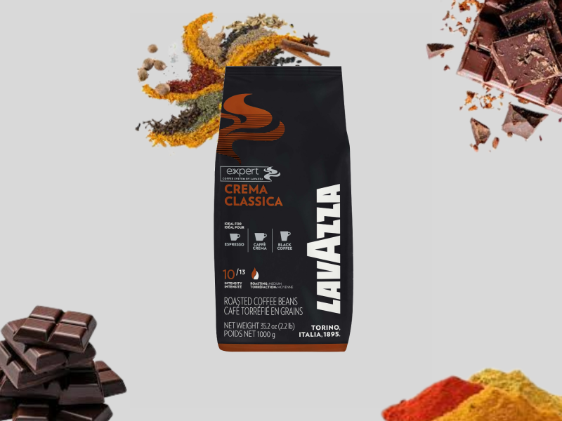 Café Grains aux épices et chocolat Encas Service à Sète