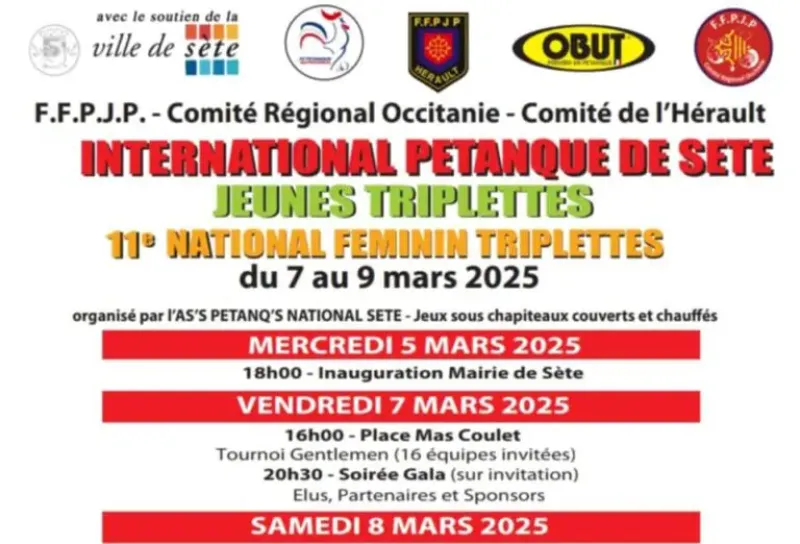 INTERNATIONAL DE PÉTANQUE SETE